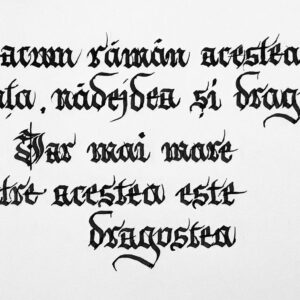 Curs caligrafie istorică Gotic Fraktur - online - imagine 3
